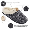 thumbnail image 4 of Zapatillas con forro de piel sintética para hombre, zapatos de casa cómodos y antideslizantes tipo lana (S) blanco Ndcxsfigh Tenis De Mujer Tenis De Hombre, 4 of 9