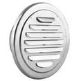 thumbnail image 4 of Cubierta de rejilla de pared circular redonda, ventilación de aire de pared de acero inoxidable Rejilla plana redonda Cubierta de ventilación de conductos Salida Malla de insectos, 4 of 14