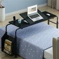 thumbnail image 5 of Laptop Table Laptop Stand for Couch Adjustable Height Over Bed Table Rolling Table Desk, 5 of 12