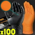 thumbnail image 2 of Gants en Nitrile Robustes 8Mil Poignée Texturée Gants de Travail Industriels Noirs Jetables Grande Boîte de 50, 2 of 6