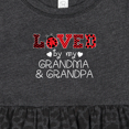 thumbnail image 4 of Inktastic Loved by My Grandma and Grandpa Cute Ladybug Girls Baby Dress, 4 of 5