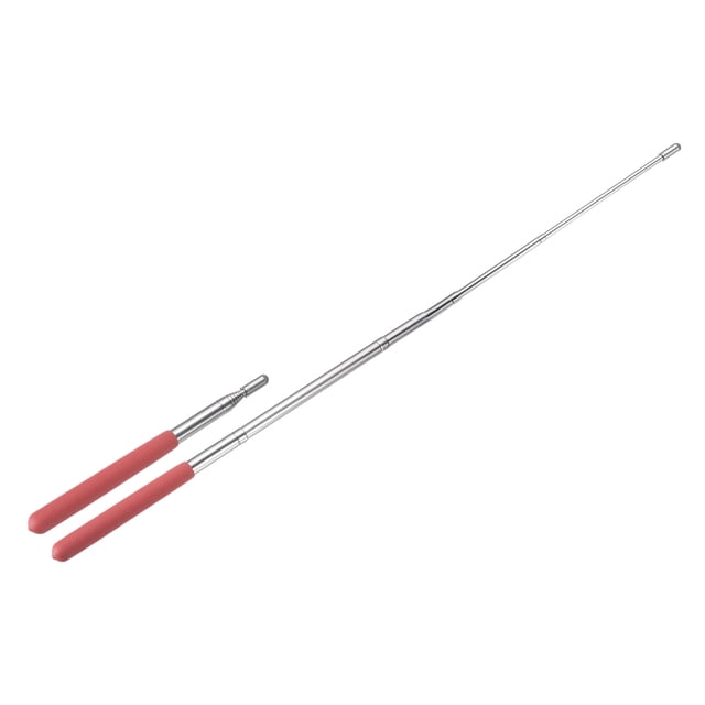Pointeur Télescopique pour Enseignants 39 Pouces Extensible pour Tableau Blanc de Classe, Noir
