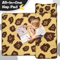 thumbnail image 4 of Yellow and Brown Of Leopard Print Toddler Nap Mats for Kids Preschool,Sleeping Mat Bag or Kids,Toddler Sleeping Bag,Toddler Nap Mat or Daycare, 4 of 6