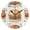 Black, variant on Cartoon Hand Drawn Cute Hamburgers Round Wall Clock Silent Analog Battery Operated Gold Pointer Home Decor 9.84" Diameter