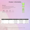 thumbnail image 5 of Eandarui 4 Piece Rave Outfits for Women Glossy Crop Top Miniskirt with Stockings Butterfly and Wings Black XL, 5 of 5