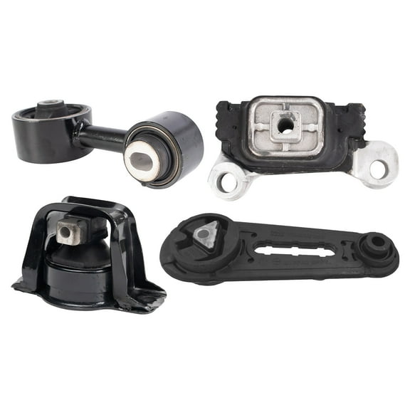 TRQ Engine & Transmission Mount Kit Fits 15-18 Chevy City Express 13-21 NV200 MTA70115