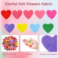 thumbnail image 7 of 1 Box 300Pcs Heart Felt Shapes Felt Hearts Bulk Decors Woven Pre Cut Flat Cute Colorful Love Embellishments Thin Fabric Needle Felting for DIY Crafts Supplies Sewing Decoration Handicrafts DIY, 7 of 7