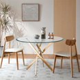 thumbnail image 1 of Heavenly Collection Star Dining Table with Tempered Glass 36", 1 of 6
