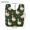 thumbnail image 2 of U-Shaped Toilet Mat Plush Bathroom Rug Mat Non Slip Bathroom Mats Cartoon Geese Carrying Presents, 2 of 5