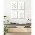 thumbnail image 6 of Drsoum Bohemia Wall Art Light Green Botanical Art Boho Leaf Decor for Bedroom Minimalist Prints for Office 8x10in4pcs Natural Framed, 6 of 6