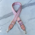 thumbnail image 2 of Bolso de mujer con correa de hombro ancha y ajustable, accesorio para bolso de mujer, bandolera de un solo hombro, correa de hombro larga, estilo étnico, correa de color para bolso, 2 of 5