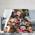 thumbnail image 2 of Pedro Pascal Blanket Flannel Super Soft Plush Warm Bed Blankets Sofa Throws 60"X50", 2 of 6