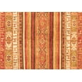 thumbnail image 1 of Ahgly Company Indoor Rectangle Abstract Orange Modern Area Rugs, 3' x 5', 1 of 4