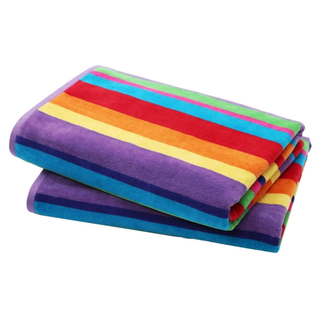 Toallas de Playa COTTON CRAFT Verano de Siam 89x178 cm 450 gsm Paquete de 2