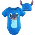 thumbnail image 1 of Set de body y gorra Disney Lilo and Stitch para bebés varones, 1 of 7