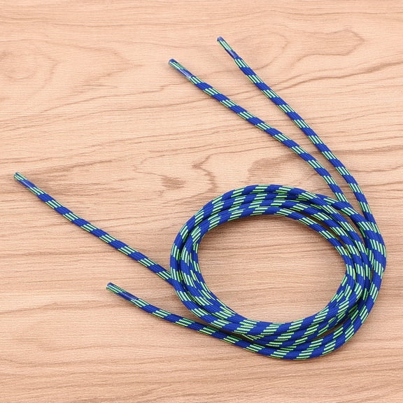 ROMANSENTIAL 2Pcs Blue Shoelaces Flat Replacement for Various Shoes and Athletic Footwear