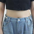 thumbnail image 3 of Star Adjustable Pants Fastener Clips For Pants Pin Retractable Waist Button Loose Button For Jeans Perfect Fit Reduce Waist, 3 of 7
