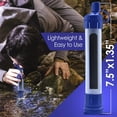 thumbnail image 2 of 4-in-1 Portable Water Filter Straw, Personal Emergency Water Purifier Survival Filtration Device for Camping Hiking Travel Outdoor Emergency Preparedness Kits, 2 of 6