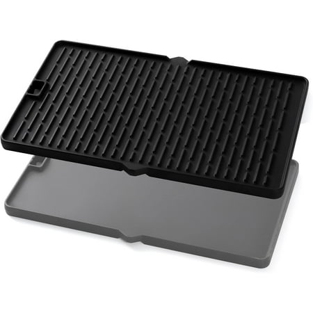 ZALIX Griddle Parts for Summit Griddle Series Grill Replacement Parts Reversible Cast Iron Griddle Plate for Summit Silver C/D Gold Platinum Flat Top