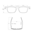 thumbnail image 2 of Wireless Bluetooth Sunglasses Smart Glasses Bluetooth Open Ear Music Hands Free Calling Waterproof Sunglasses Anti-blue Lens Bluetooth 5.0 Version with MIC and CVC Noise Reduction, 2 of 11