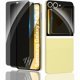 thumbnail image 1 of wonima11 Samsung Galaxy Z Flip 6 Privacy Screen Protector, 2 Pack Inner Anti-Spy Soft Film + 2 Pack Black/Front/Outer Tempered Glass Screen Saver[28°Anti Peep] No Bubble, Case Friendly, Anti Scratch, 1 of 1