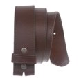 thumbnail image 3 of Snap On Cowhide Full Grain Stitching-Edged Leather Belt Strap, 3 of 3