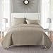 thumbnail image 3 of VCNY Home Nina Bedding Collection Luxury Premium Ultra Soft Quilt Coverlet, Comfortable 3 Piece Set, Modern Geometric Design For Home Hotel Decor, Full/Queen, Taupe, 3 of 4