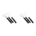 thumbnail image 3 of Ruiboury 3 Pieces Wood Pottery Clay Sculpture Steel Tool with Loop Big Flat Tool Wire Style A 2Set, 3 of 6