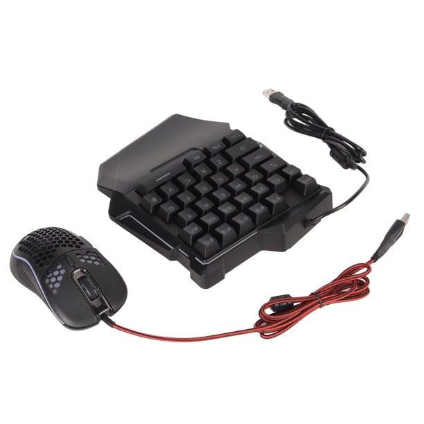 Conjunto de convertores del ratón del teclado, conjunto de adaptador de mouse de teclado de alta sensibilidad conectado profesional para el juego móvil