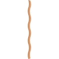 thumbnail image 3 of Ekena Millwork 47"H x 1/4"T Brazos Adjustable Wood Decorative Slat Wall Panel Kit, Cherry (contains 22 Slats), 3 of 16