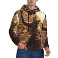 thumbnail image 2 of Salouo Egyptian Cat Pharaoh Magic Pattern Men's Fall Hoodie Sweatshirt,Sport Hoodie with Pockets for Men Pullover Casual Hooded Sweatshirt-Large, 2 of 7