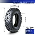 thumbnail image 2 of Set of 2 ATV UTV Tires 27x9-14 27X9x14 6PR Mud, 2 of 10