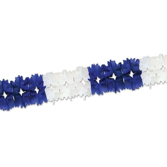 12 Pack Beistle Oktoberfest Pageant Garland - blue/white