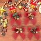 thumbnail image 3 of Lazos de Navidad campanas 8cm lazo escocés lazo de arpillera de Navidad decoraciones para árboles de Navidad adorno para árbol de Navidad, 3 of 3