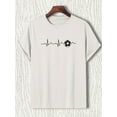 thumbnail image 3 of Men's Trendy Casual Sports Tee - Crew Neck, Machine Washable - Perfect for Summer, 3 of 8