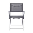 thumbnail image 2 of Naterial Silla Plegable con Descansabrazos de Acero Apta para Exterior, Modelo Emys, 2 of 5