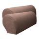 thumbnail image 2 of 2 protectores de reposabrazos, protectores de sillón, funda de sillón, funda de sillón, café, 2 of 7