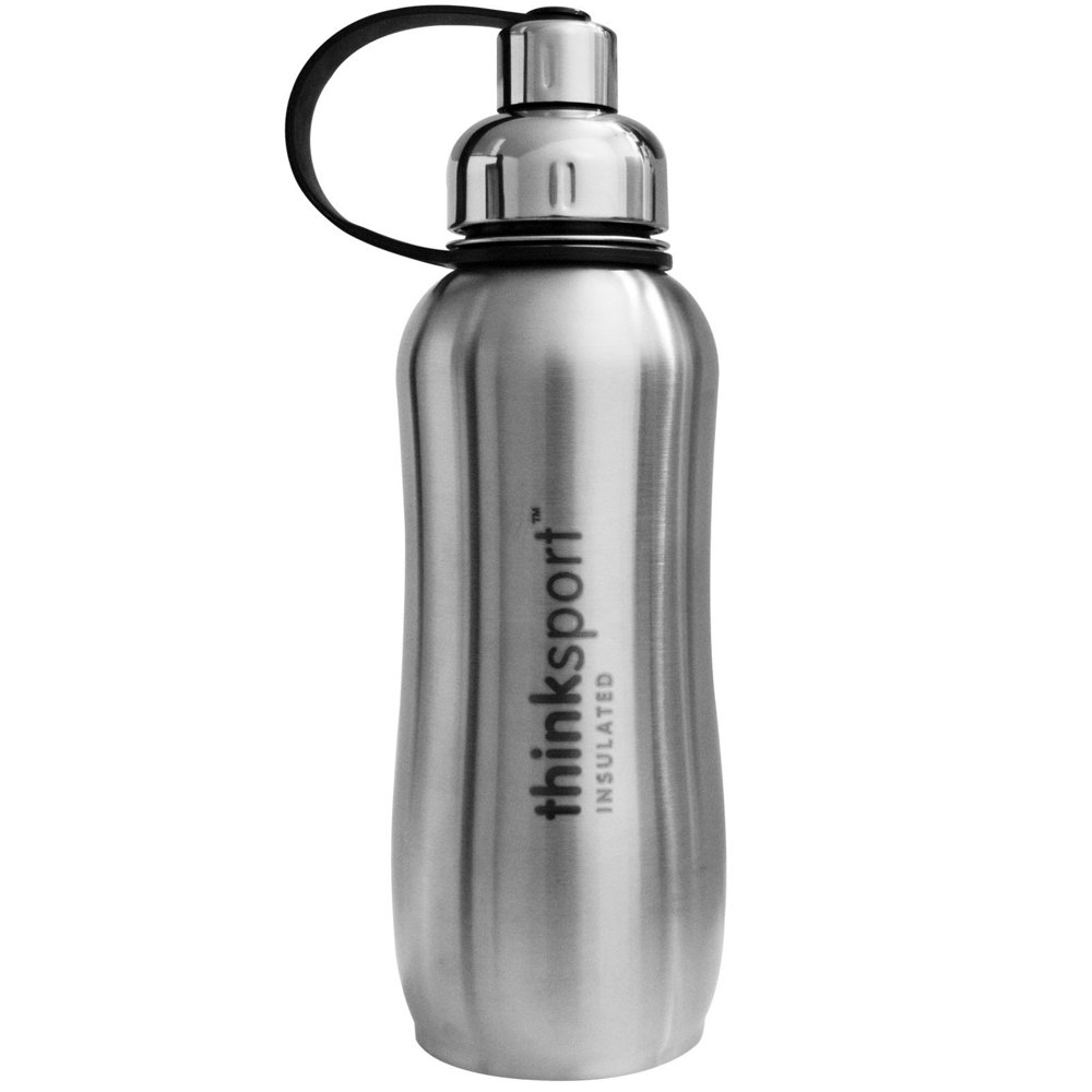 Thinksport, Insulated Sports Bottle, Silver, 25 oz (750 ml) Walmart
