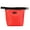 Red, variant on Necvior Thermal Insulated Lunch Pouches Zippered Small Cooling Bag Waterproof Nylon Food Storage Bag for Office School Picnics