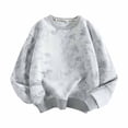 thumbnail image 2 of Bnwani Sweatshirt for Girls Cotton Crew Neck Long Sleeve Sweatshirt Tie-Dye Pullover, 2 of 3