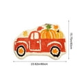 thumbnail image 3 of Btomtd 15.74' x 23.62' Pumpkin Themed Floor Mat Halloween Entryway Rug Thanksgiving Doormat Decor for Bath Kitchen Carpet Mat in Festive Colors, A, 3 of 6