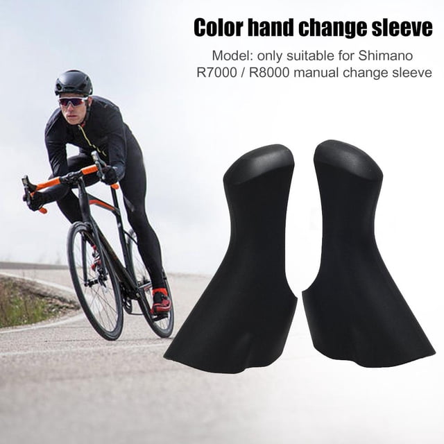 Bicicleta 2x cubierta de palanca de cambios de silicona para bicicleta de carretera para SHIMANO 4700/5800/6800 negro Ehuebsd Para Eestrenar