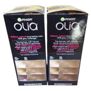Garnier Hair Color Olia Ammonia-Free Brilliant Color Oil-Rich Permanent Hair Dye, 7.0 Dark Blonde, 2 Count (Packaging May Vary)