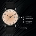 thumbnail image 3 of Reloj Para Mujer, Reloj Analógico De Cuarzo Con Números Arábigos De Piel Sintética Para Mujer, 3 of 7