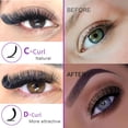 thumbnail image 3 of 10Pairs 3d Russian, D Curl Lash Strips, 15mm Wispy Fake Lashes that Look Like Extensions, Natural False Lashes Mink, 3 of 14