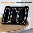 thumbnail image 4 of ELEHOLD for iPad Pro 11 inch 2024 Tri-fold Leather with Pencil Holder Case Kickstand Magnetic Folio Slim Shockproof TPU Cover for iPad Pro 11" 2024,Graffiti, 4 of 9