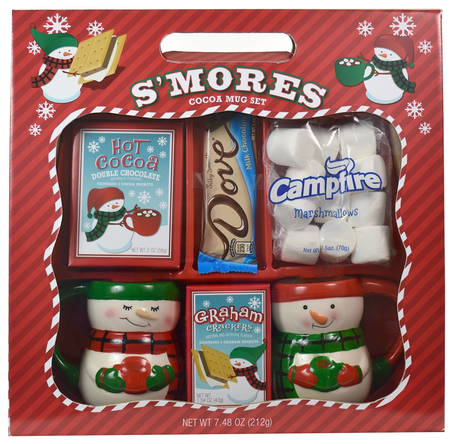 Dove Chocolate S'mores Mug Holiday Gift Set, 7 Pieces - Walmart.com