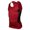 Red, variant on EFINNY Mens Compression Base Layer Sleeveless Sports Fitness Tight Shirts