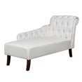 thumbnail image 2 of Chaise Longue Chesterfield Capitonnée en Crème Douce, 2 of 2