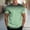002Green, variant on Men's Gradient Color T-Shirt Crew Neck Short Sleeve T-Shirt Summer Stylish Casual Lightweight Slim-Fit Athletic Blouses